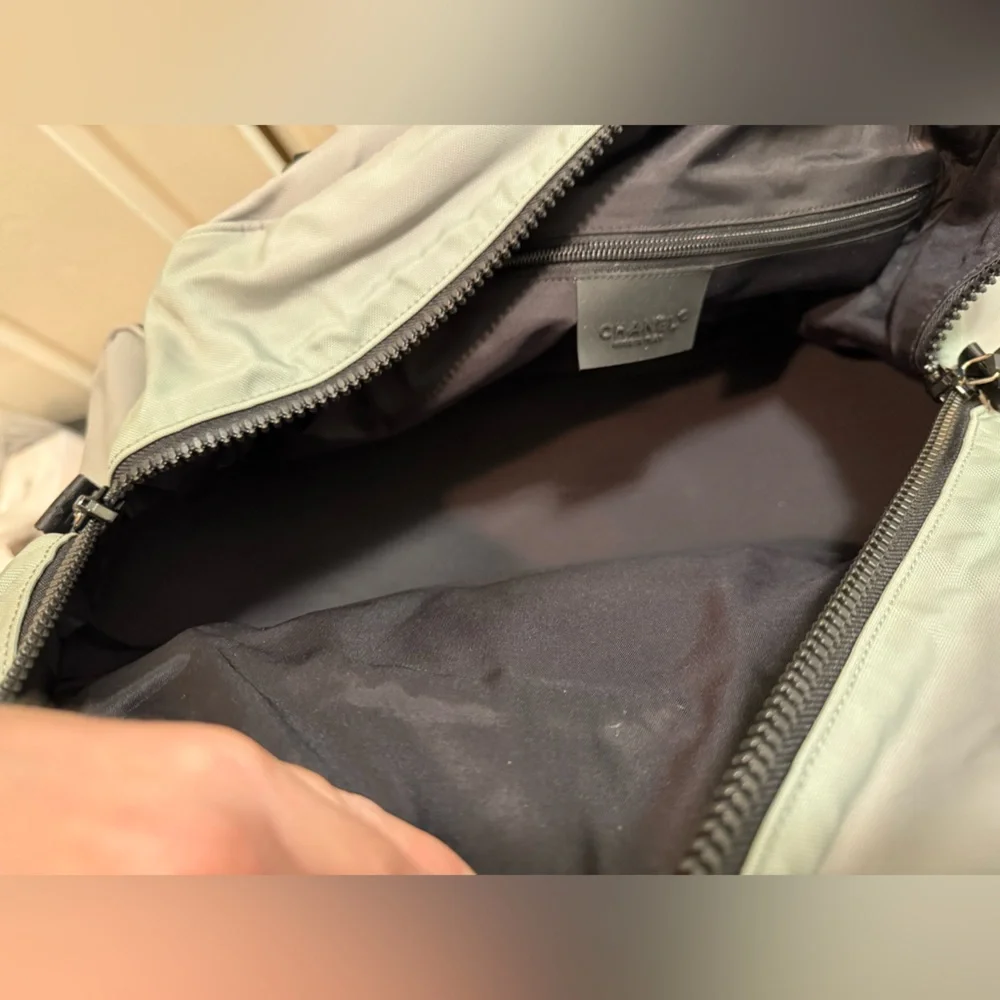 Chanel Black Gym/Duffle Bag